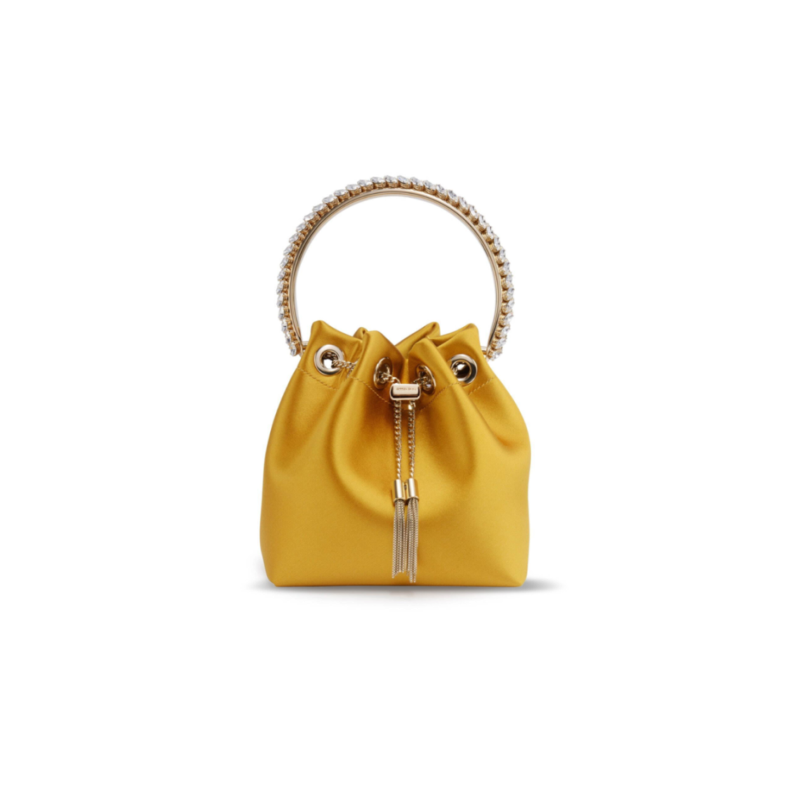 JIMMY CHOO SATIN BON BON HANDBAG (15*14*9.5cm)